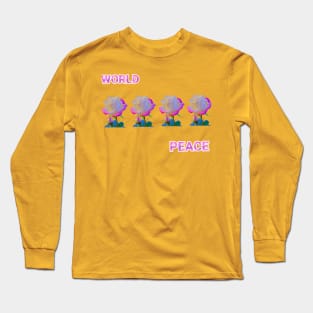 world peace art Designs. Long Sleeve T-Shirt